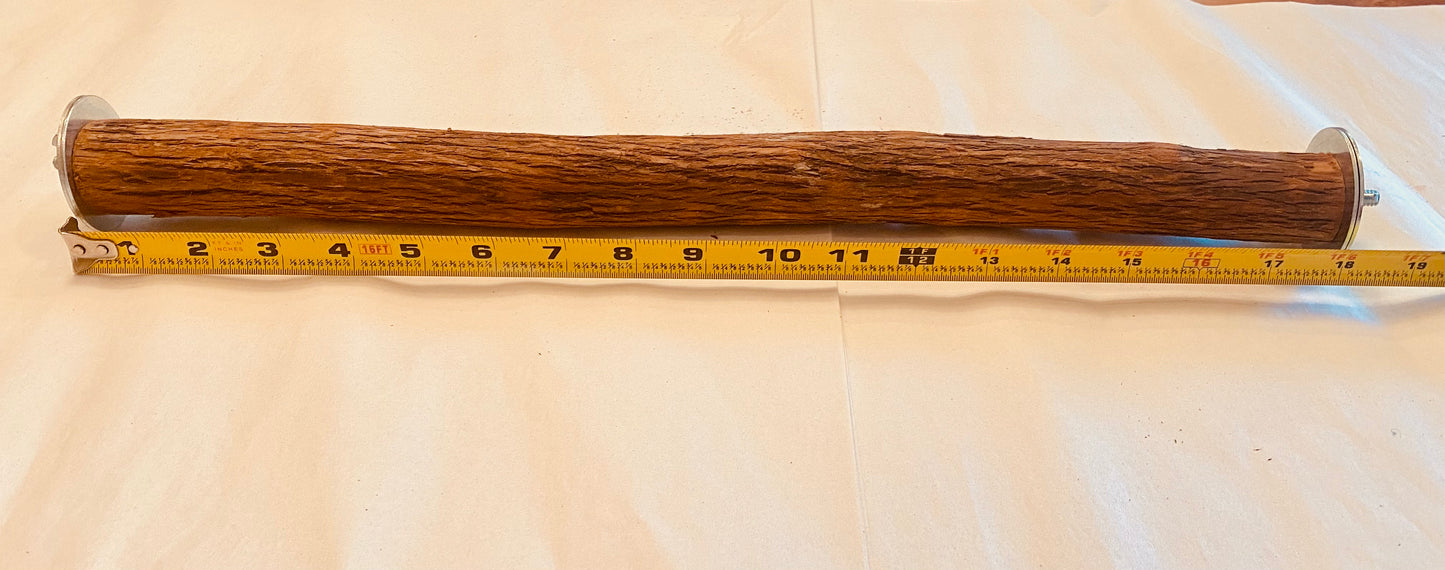 Custom Full length Dragonwood perches with an attachment at both ends