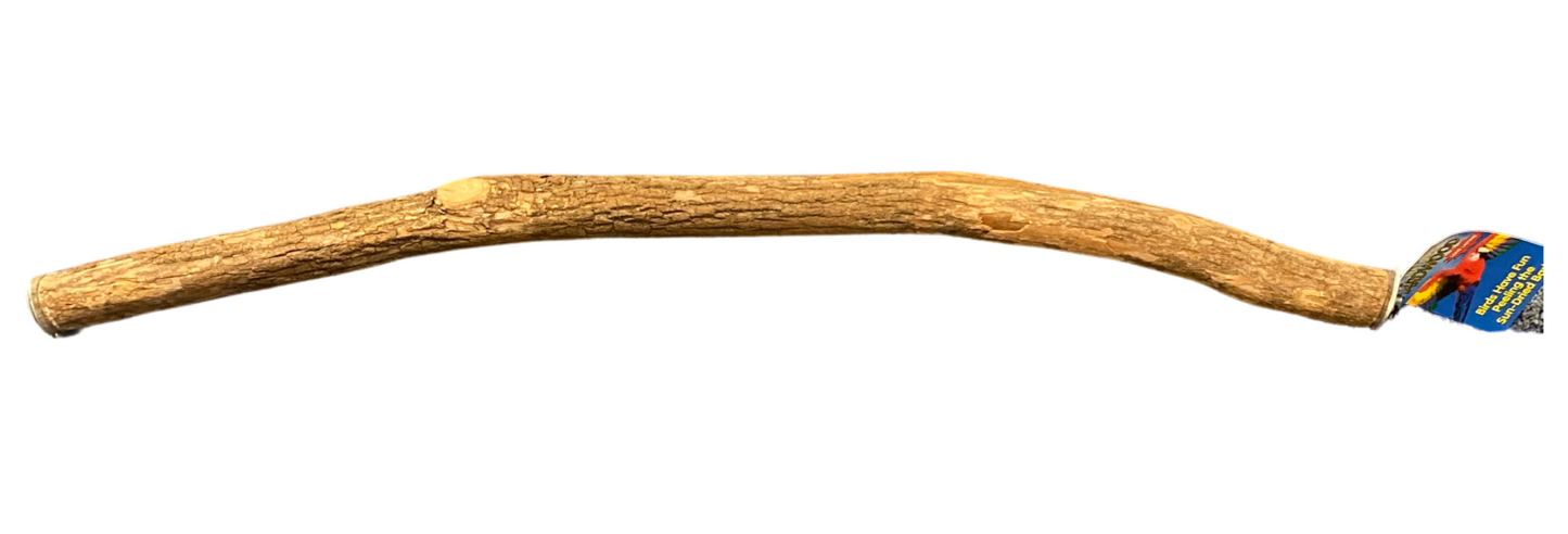 Custom Full length Dragonwood perches with an attachment at both ends