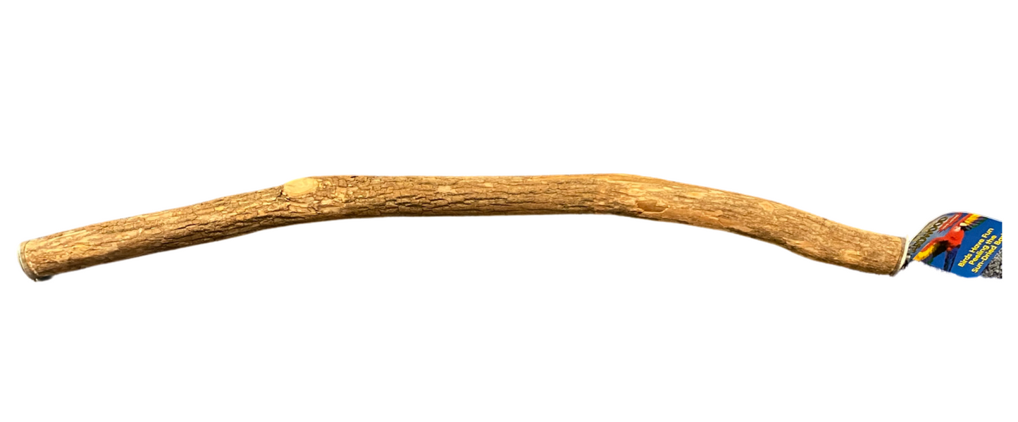 Custom Full length Dragonwood perches with an attachment at both ends